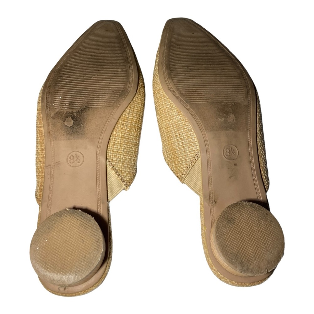 A New Day Women’s Size 8.5 Mandy Mules Tan Woven Braided - Picture 10 of 12
